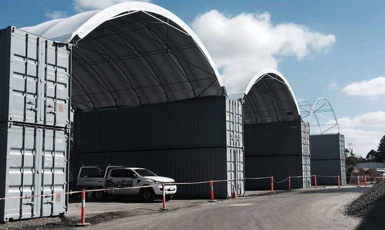 Shipping Container Shelters for sale at Harbor Containers